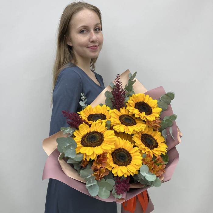 Букет Теплый сентябрь